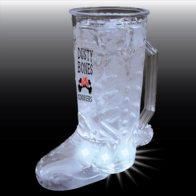 20 Oz. Lighted Cowboy Boot Mug w/ 5 LEDs