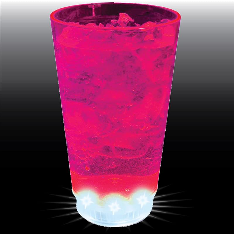 16 Oz. Plastic 5 Light Pint Glass