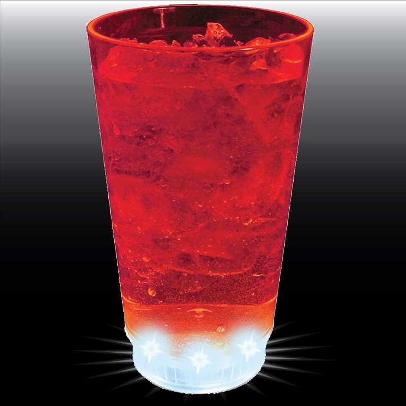 16 Oz. Plastic 5 Light Pint Glass