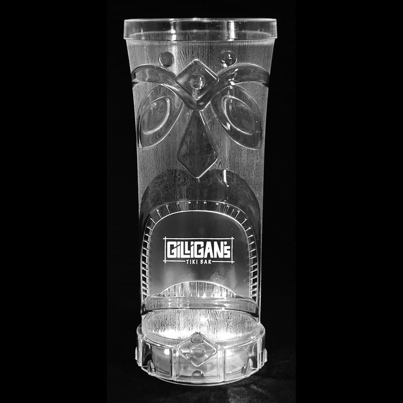 15OZ 5-LIGHT PLASTIC TIKI STYLE CUP