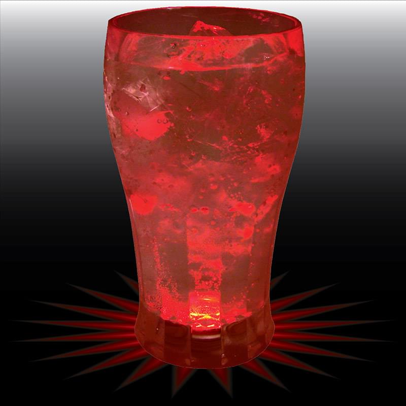 12 Oz. Plastic Light-Up Soda Fountain Glass