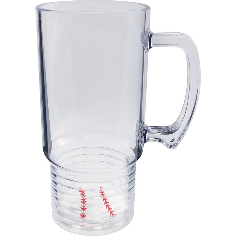 18 oz Plastic Sports Mug w/Handle