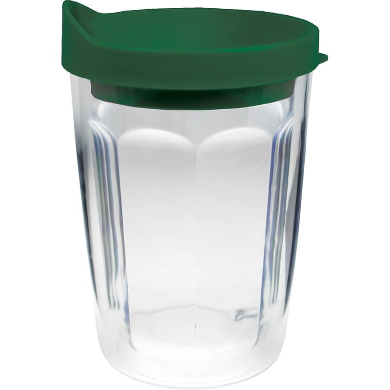 14 Oz. Double Wall Insulated Travel Tumbler - White Printed Insert