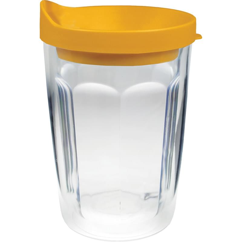 14 Oz. Double Wall Insulated Travel Tumbler - White Printed Insert