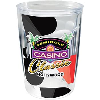 14 Oz. Double Wall Thermal Tumbler - Clear Printed Insert