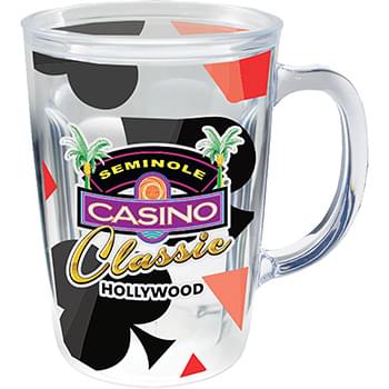 14 Oz. Double Wall Thermal Mug - Clear Printed Insert